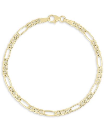 Saks Fifth Avenue 14K Figaro Chain Bracelet - Metallic