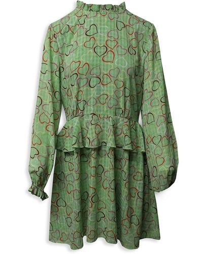 Stine Goya Christine Dress In Green Polyester