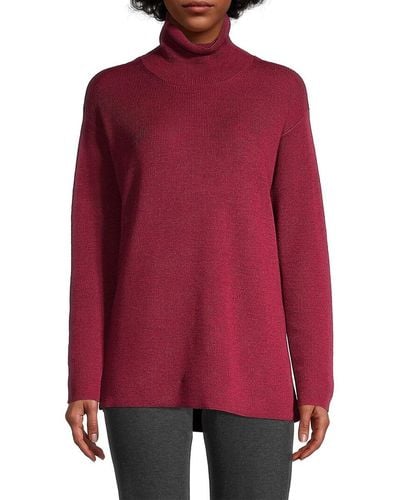 Eileen Fisher Slouchy Turtleneck Sweater - Multicolour