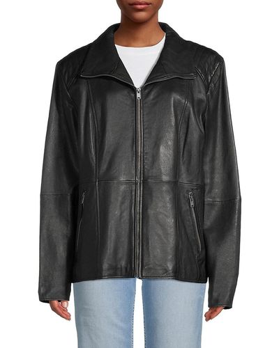 Marc New York Fabian Leather Jacket - Black