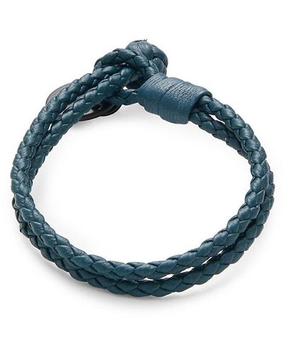 Bottega Veneta® Men's Braid Leather Bracelet in Cruise. Shop online now.