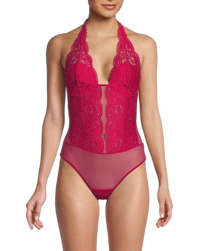 Wacoal Ciao Bella Lace Teddy - Red