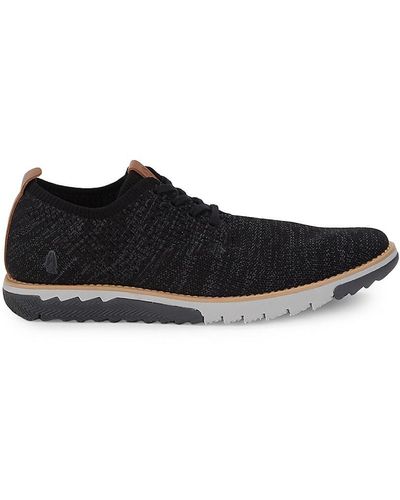 Hush Puppies Expert Knit Pt Sneakers - Black