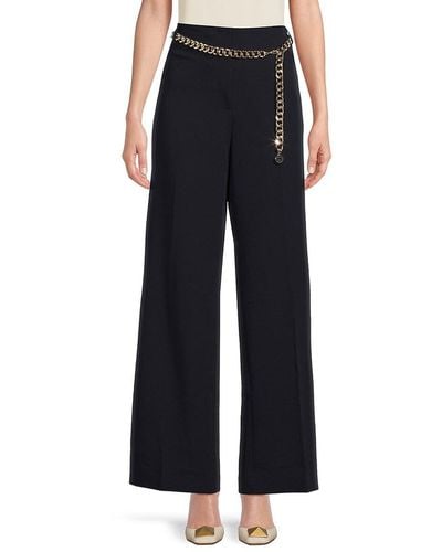 Tommy Hilfiger Chain Belted Trousers - Black