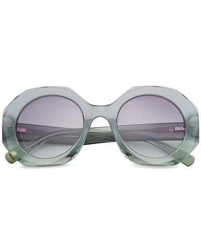 Ted Baker 51mm Round Sunglasses - Purple