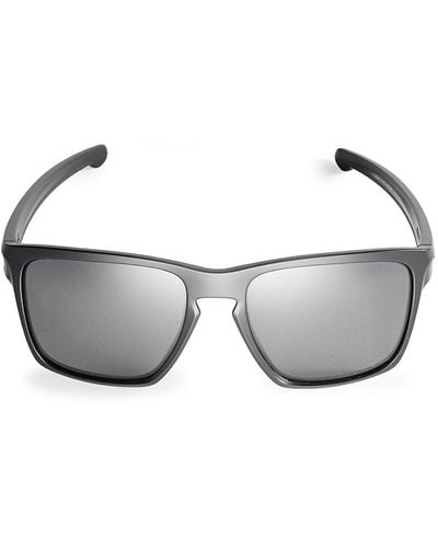 Oakley 57mm Square Polarized Sunglasses - Black