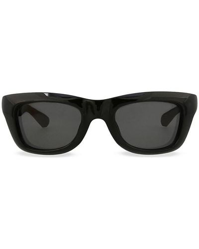 Bottega Veneta 49mm Rectangle Sunglasses - Black