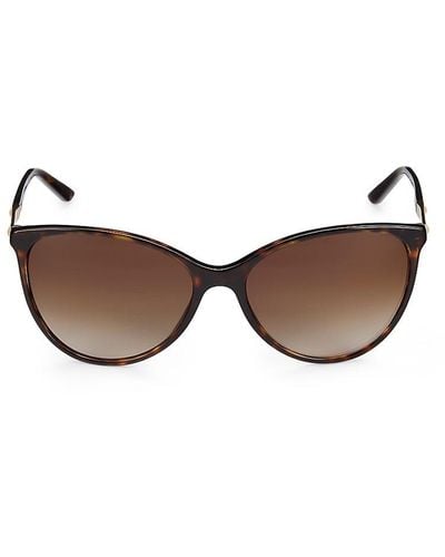 Versace 51Mm Cat Eye Sunglasses - Brown