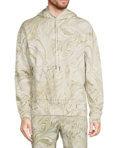 Joe's Jeans Marble Dye French Terry Hoodie - Natural