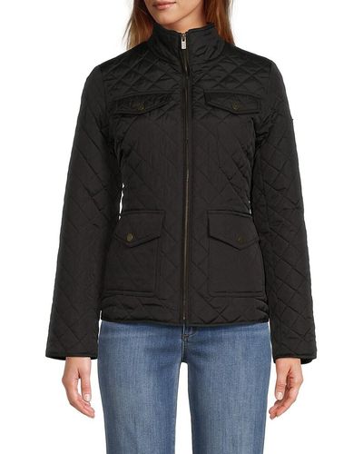 Tommy Hilfiger Stand Collar Puffer Jacket - Black