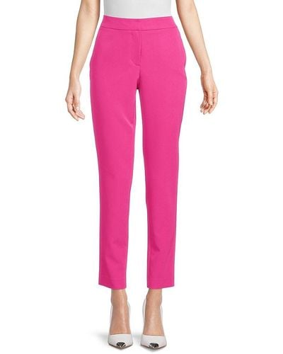 Pink Donna Karan Pants, Slacks and Chinos for Women | Lyst