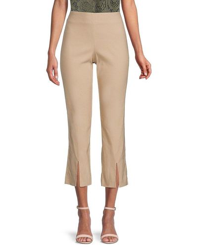 Reversible Dot Fold Cuff Crop Pant main image 1