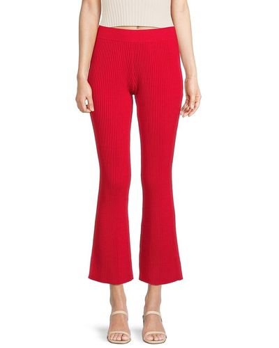 Solid & Striped 'The Eloise Flare Pant - Red