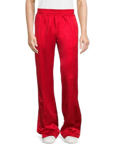 Versace Michael Fit Logo Trousers - Red