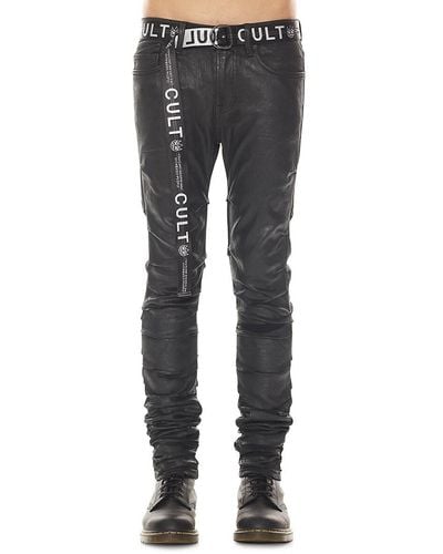 Cult Of Individuality Punk Nomad High Rise Skinny Jeans - Gray