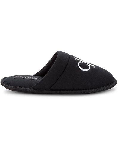 Calvin Klein Xenith Logo House Slippers - Black