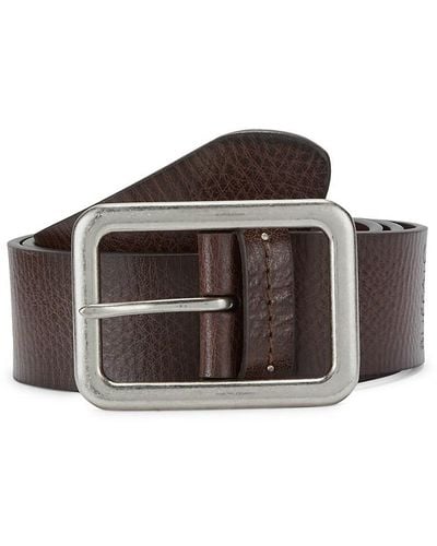 Buffalo David Bitton Leather Belt - Brown