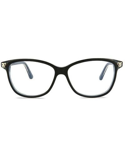 Cartier 55mm Square Eyeglasses - White