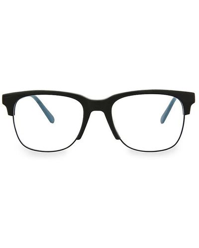 Brioni 54mm Clubmaster Eyeglasses - Black