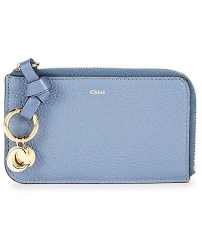 Chloé Leather Coin Purse - Blue