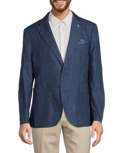 Tailorbyrd Two Tone Textured Sportcoat - Blue