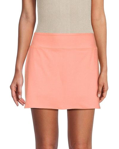 Beyond Yoga Spacedye Movement Solid Mini Skirt - Pink