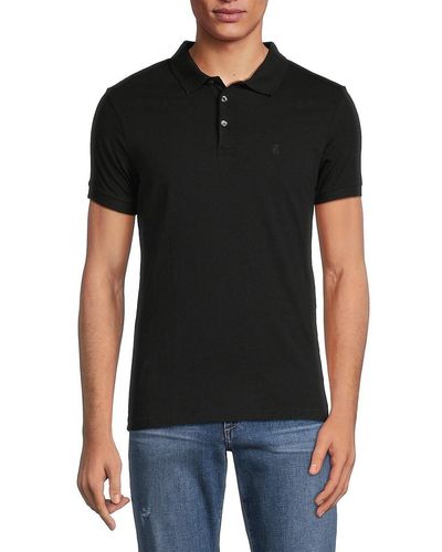 French Connection Solid Polo - Black