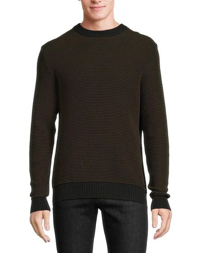 HUGO Smarlon Textured Sweater - Black