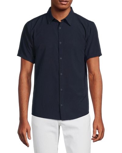 Onia 'Short Sleeve Button Down Shirt - Blue