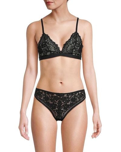 Wolford Lace Triangle Bra - Black