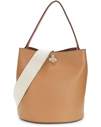 Furla Dana Leather Top Handle Bag - Natural