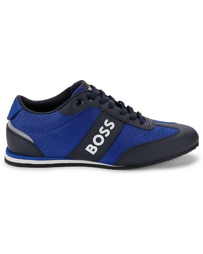 Hugo boss lighter store low mesh trainer