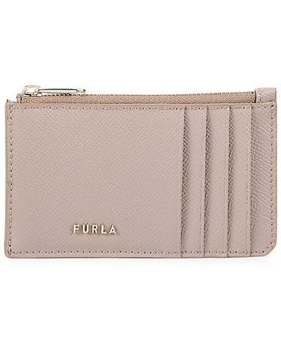 Furla Leather Card Case - Pink