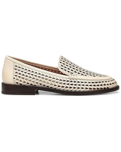 Joie Lilianna Cut Out Leather Loafers - White