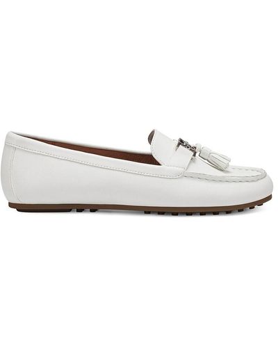 Aerosoles Deanna Tasseled Loafers - White