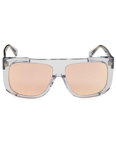 Max Mara 60mm Square Sunglasses - Pink