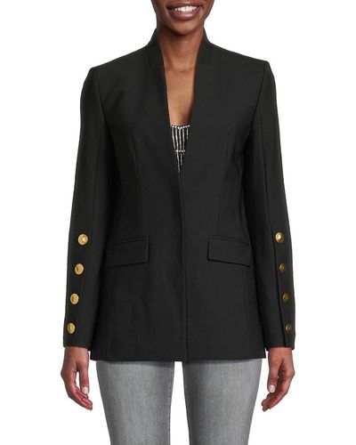 Donna Karan Studded Blazer - Black