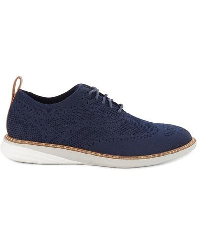 Cole Haan Grand Evelyn Wingtip Oxfords - Blue