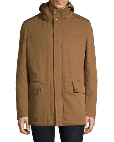 Strellson Men's Swiss Cross 15th Anniversary Collection S.c. Original Convertible Parka - Dark Green