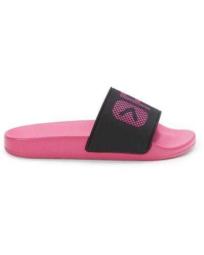Off play Logo Slides - Pink