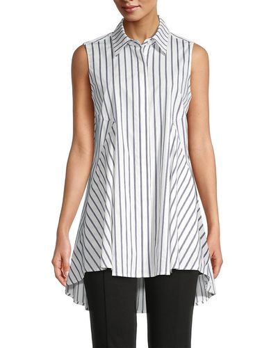 Donna Karan Signature Sleeveless Tunic - White