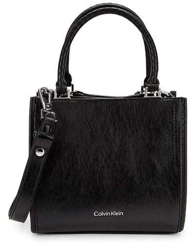Calvin Klein Moon Logo Shoulder Bag - Gray