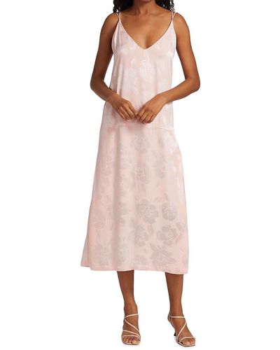 Rachel Comey Halstatt Floral Slip Dress - Pink