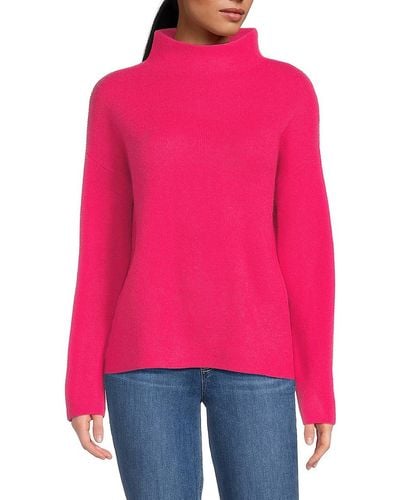 Magaschoni Funnelneck Cashmere Sweater - Pink