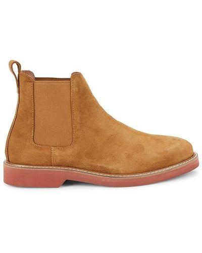 G.H. Bass & Co. Suede Chelsea Boots - Brown