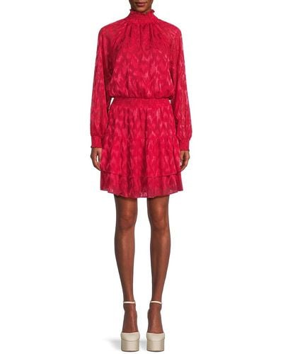 Calvin Klein Shirred Blouson Dress