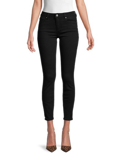 PAIGE Women's Verdugo Ankle Jeans - Black Overdye - Size 23 (00)