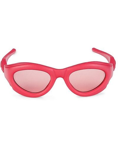 Bottega Veneta 51mm Cat Eye Sunglasses - Pink