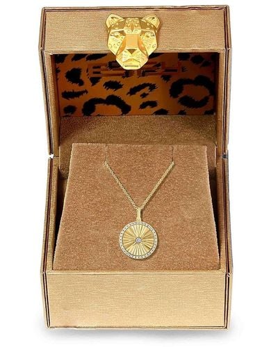 Effy 14k Yellow Gold & 0.22 Tcw Diamond Necklace - Metallic