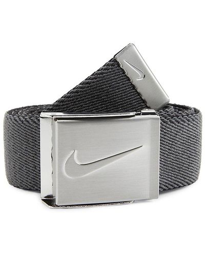 Nike Essentials Reversible Webbing Belt - Grey